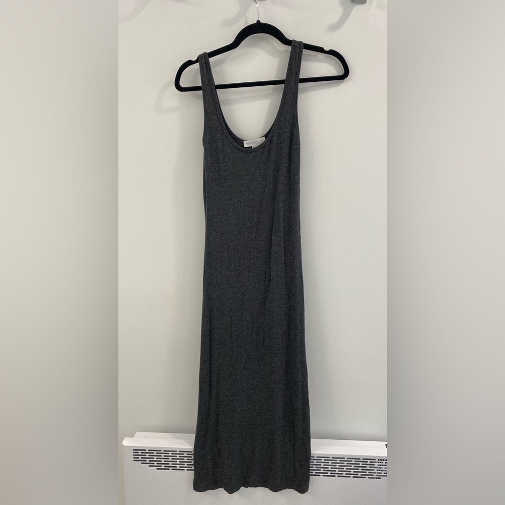 Forever 21 - Maxi Charcoal Grey Dress - Small